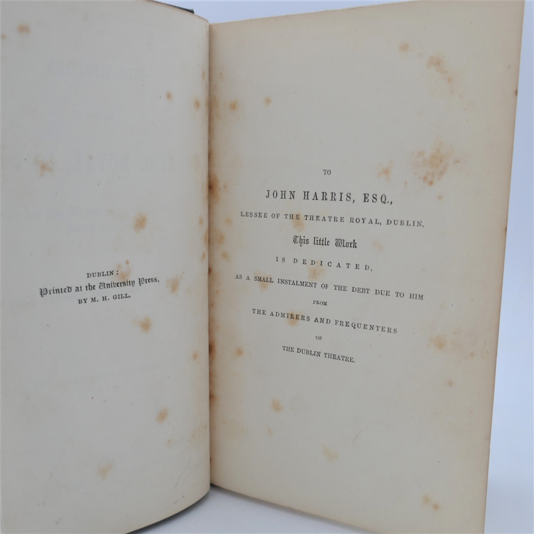 The History of the Theatre Royal, Dublin (1870) - Image 3