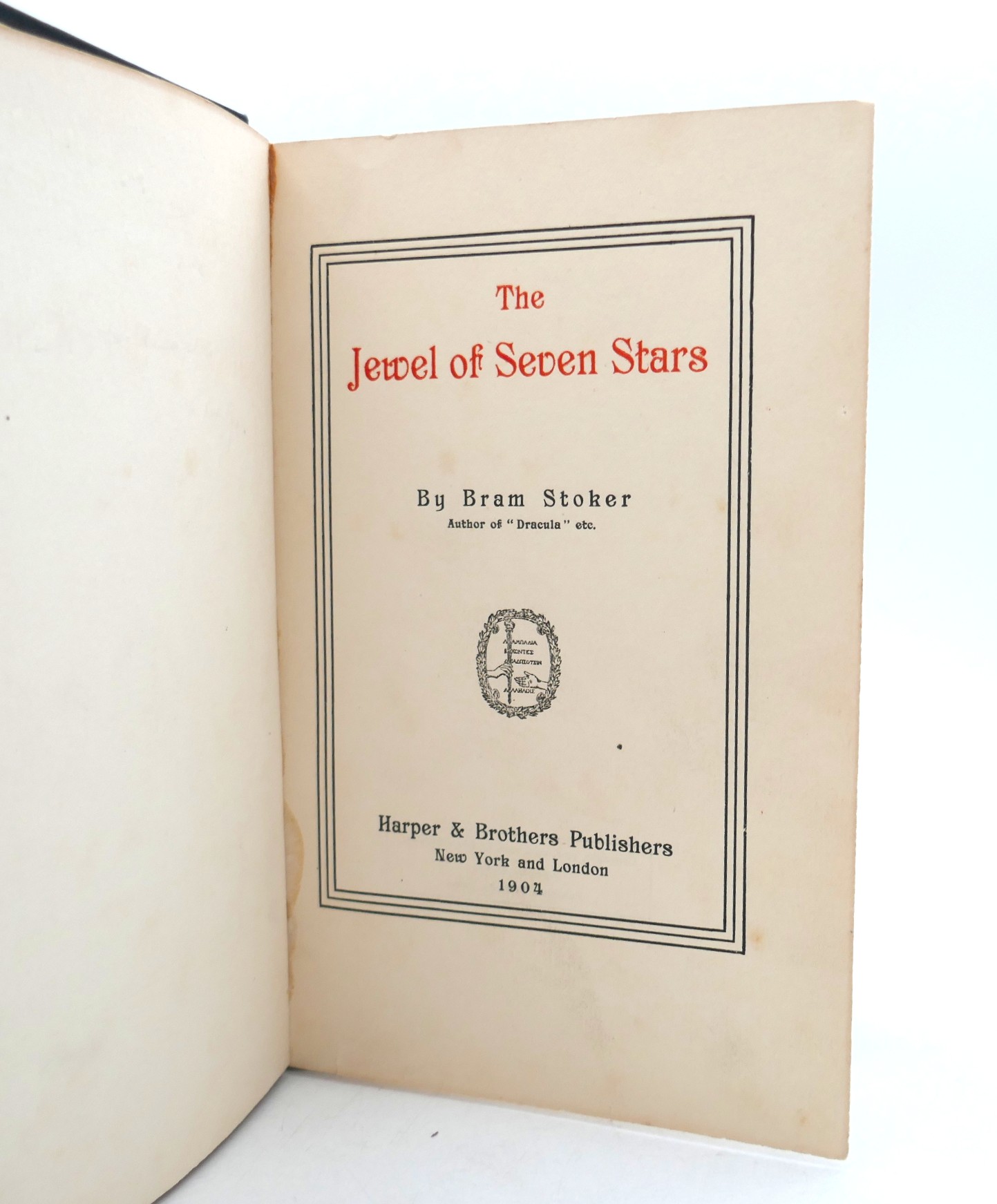 The Jewel of the Seven Stars. First American Edition (1904) - Image 3