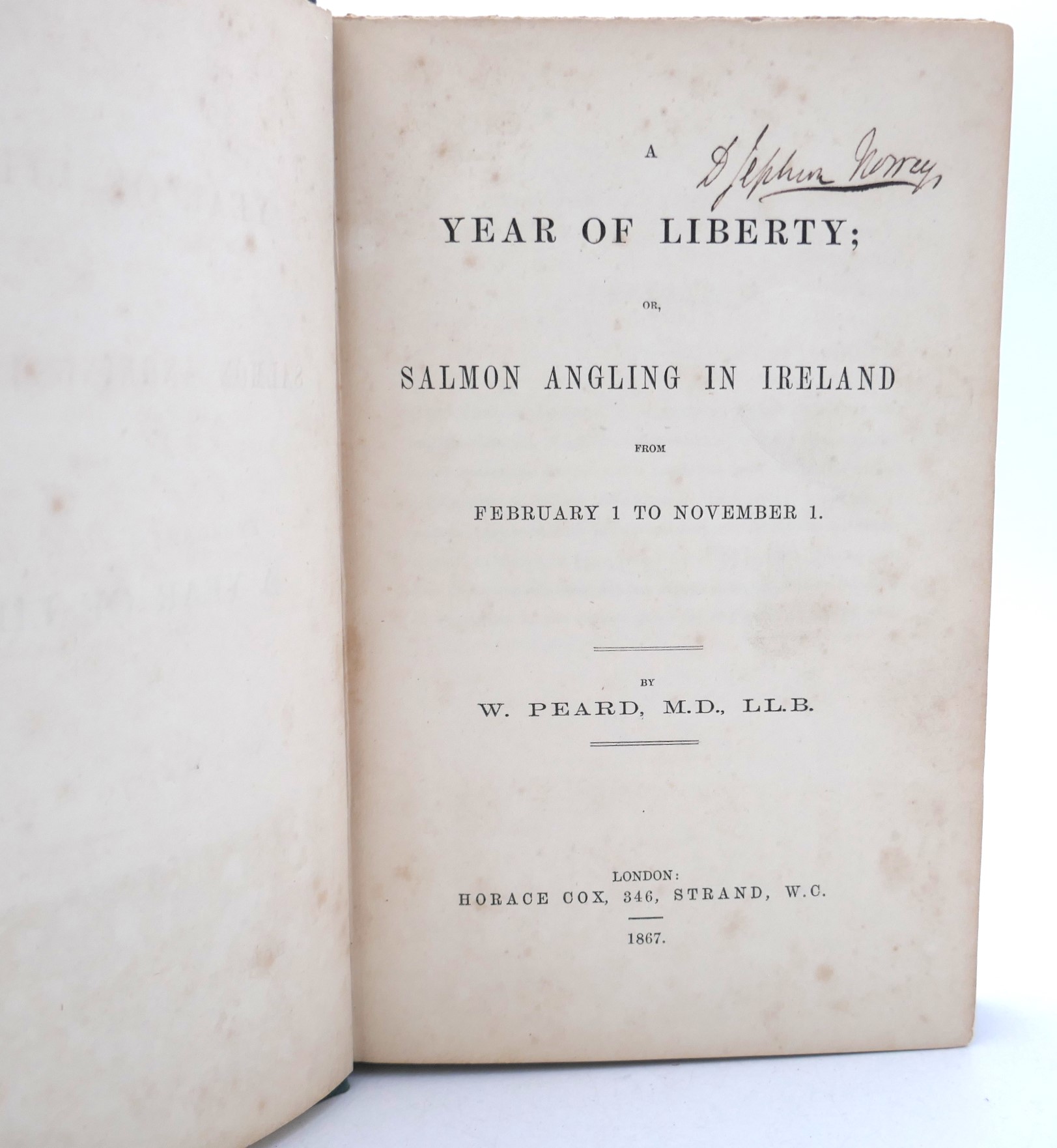 A Year Of Liberty Or Salmon Angling In Ireland (1867) - Image 3