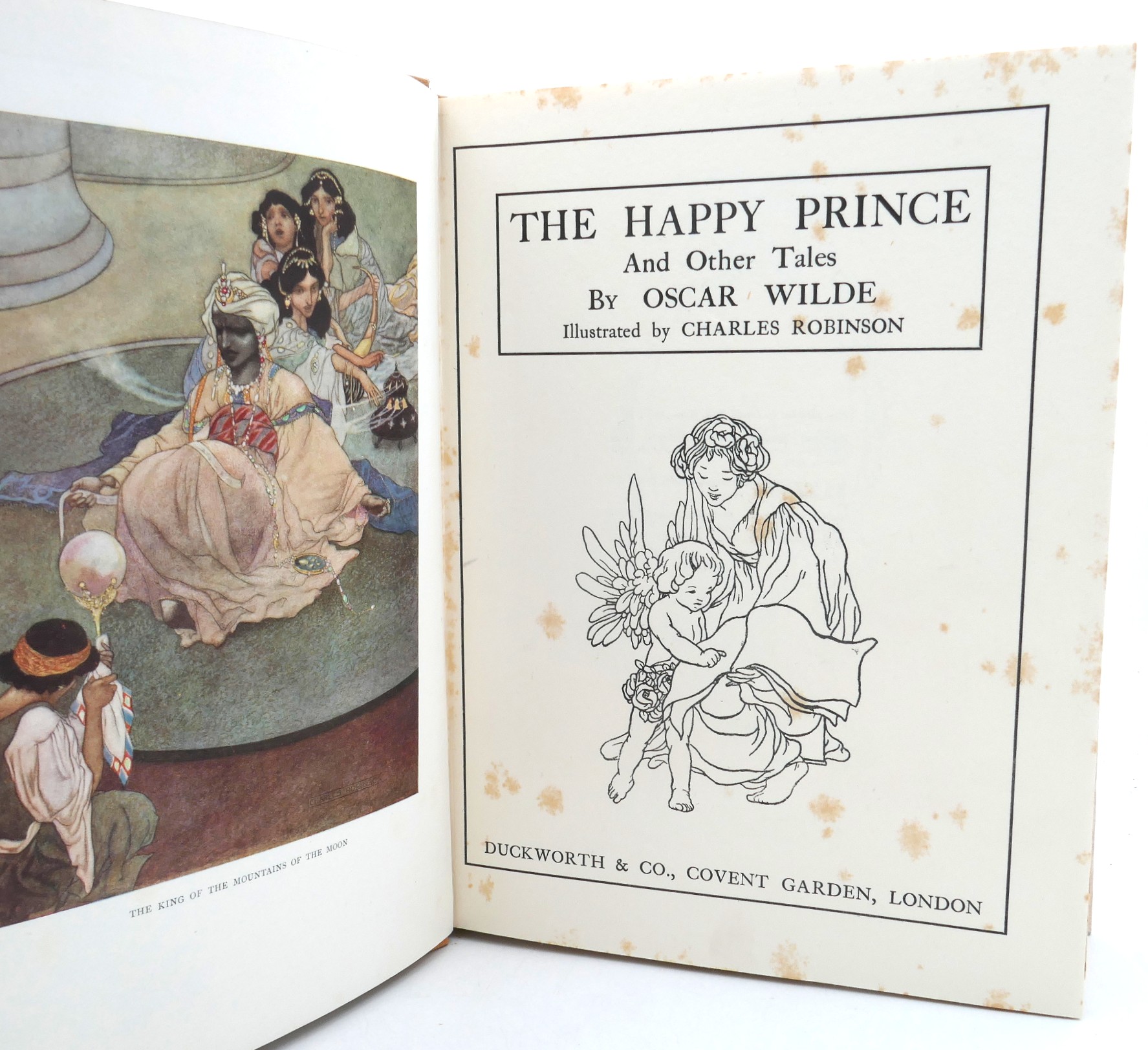 The Happy Prince and Other Stories. Illustrated By Charles Robinson (1920) - Image 3