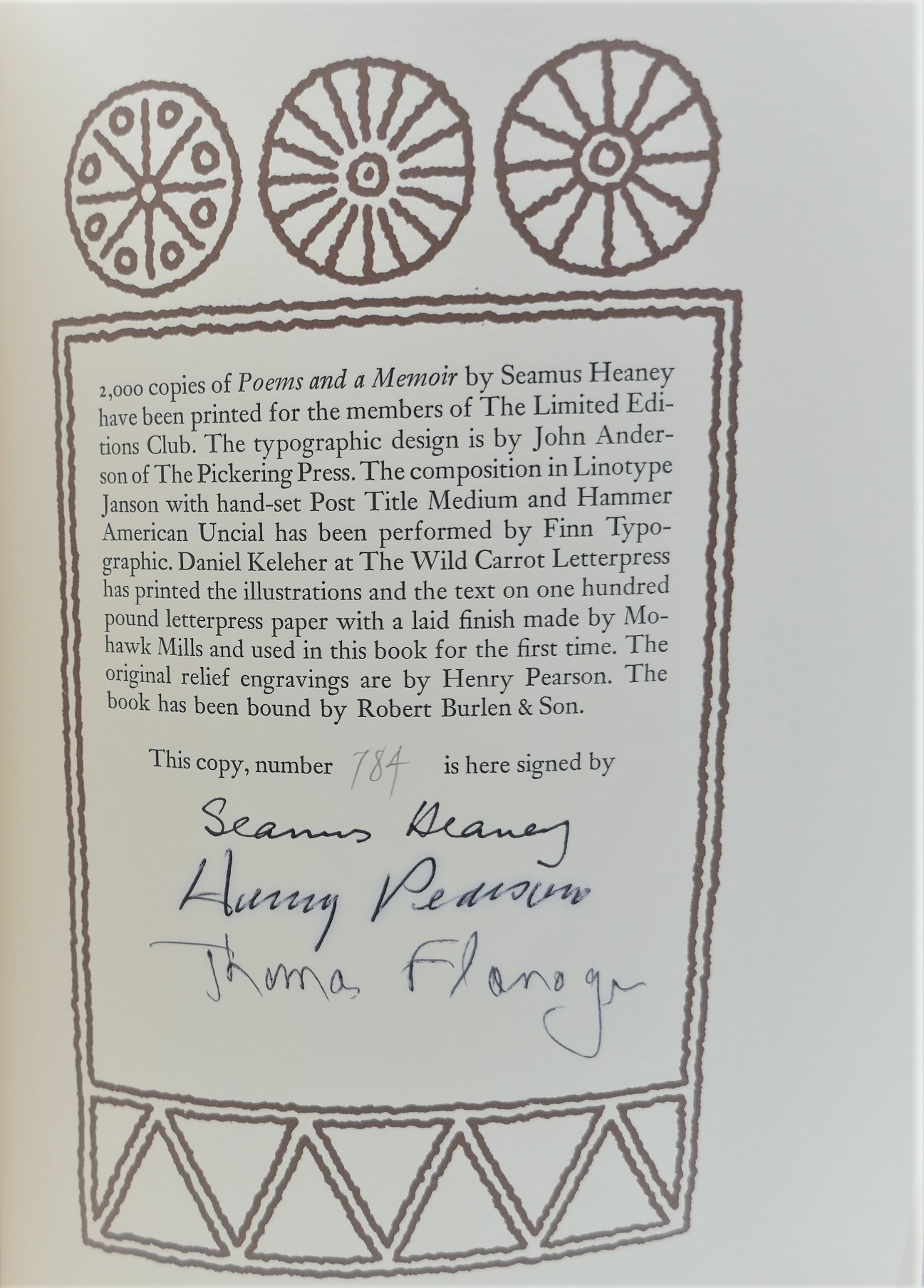 Poems And A Memoir. Limited Signed Edition (1982) - Image 6