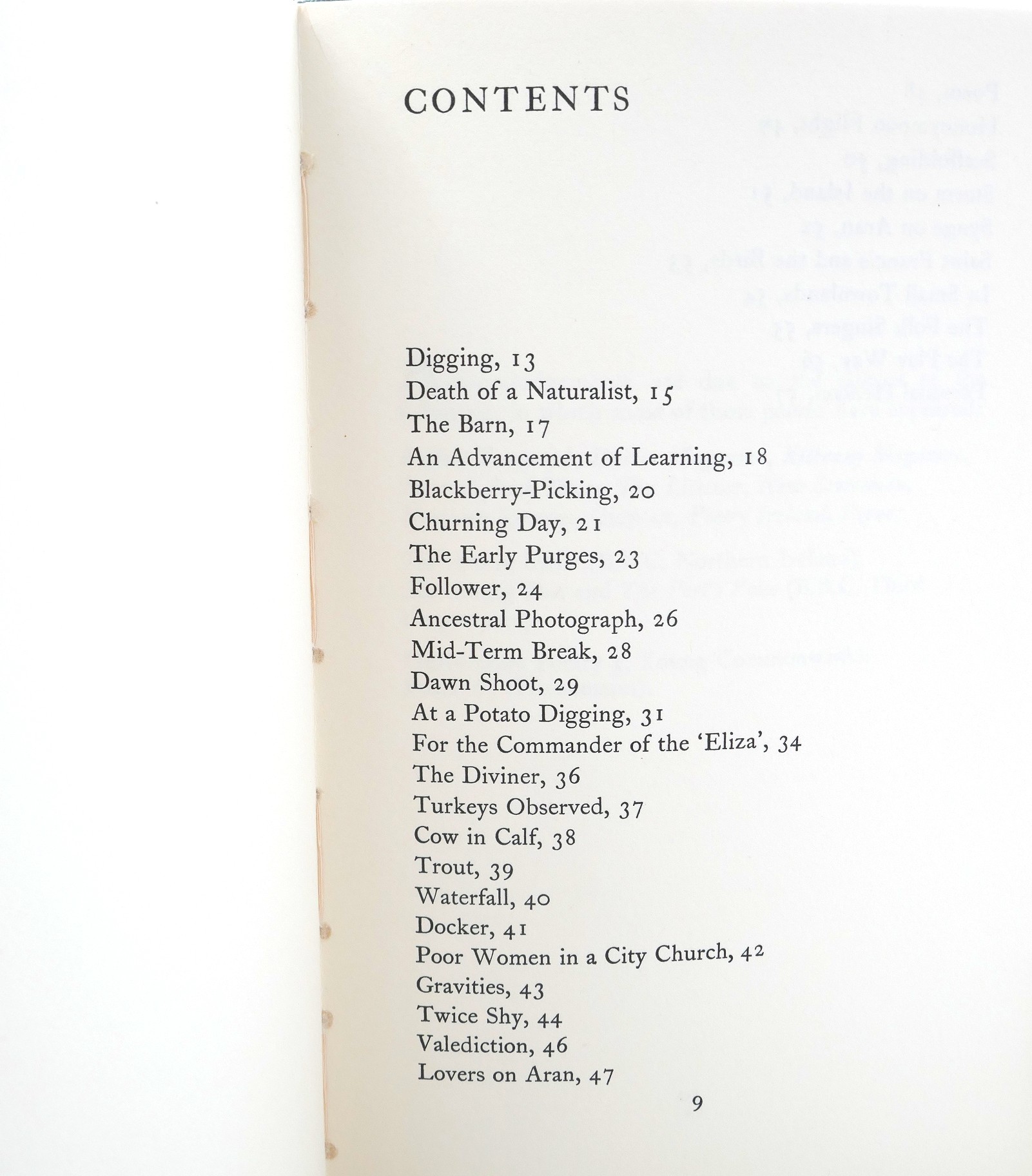 Death of a Naturalist. First Edition (1966) - Image 6