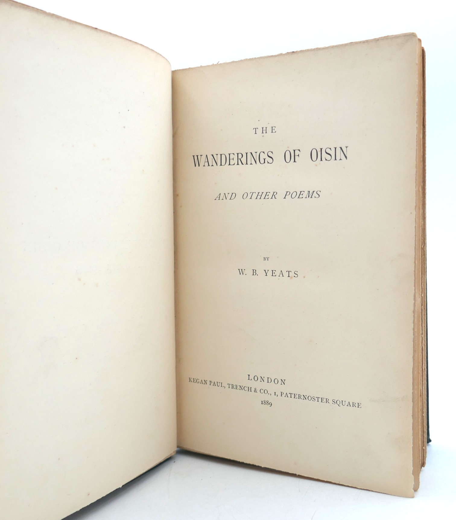 The Wanderings Of Oisin And Other Poems. First Edition (1889) - Image 3