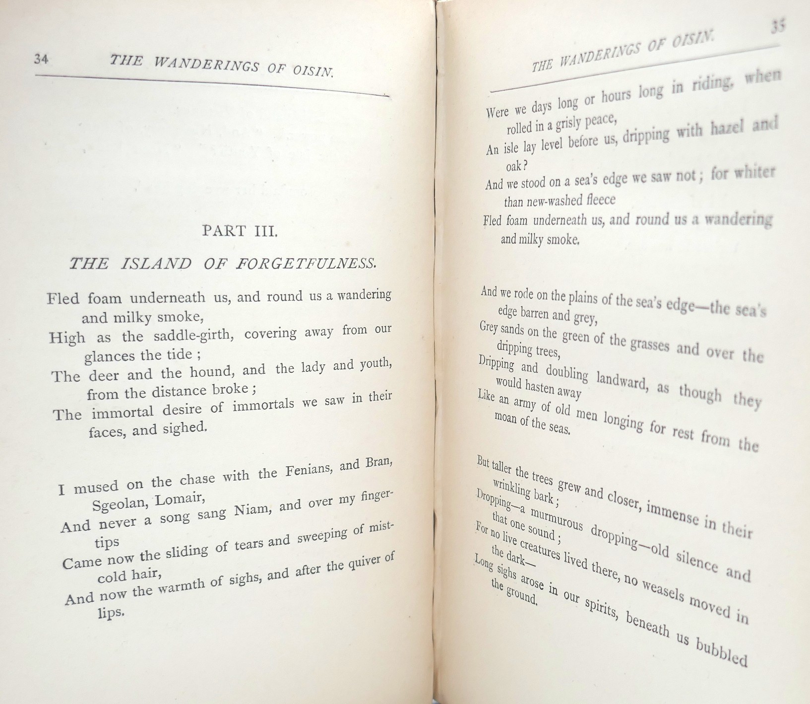The Wanderings Of Oisin And Other Poems. First Edition (1889) - Image 7