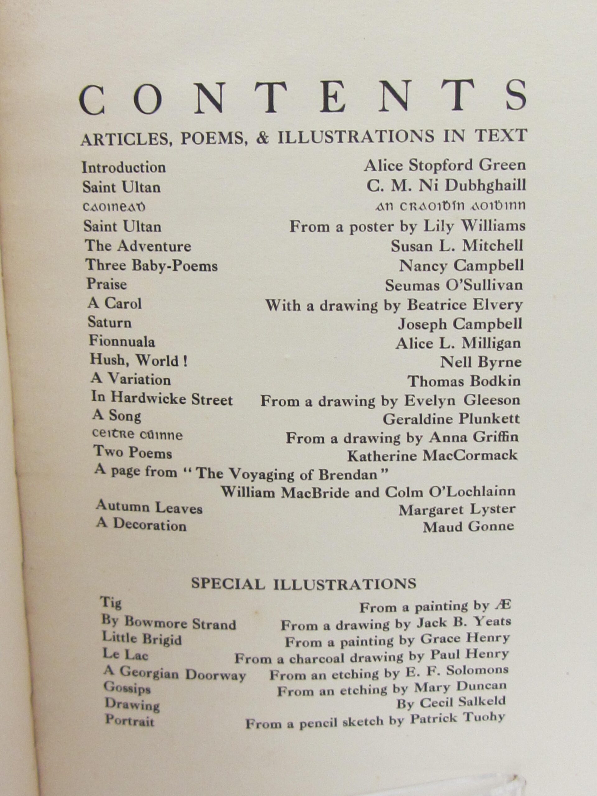 The Book of Saint Ultan. Poems (1920) - Image 3