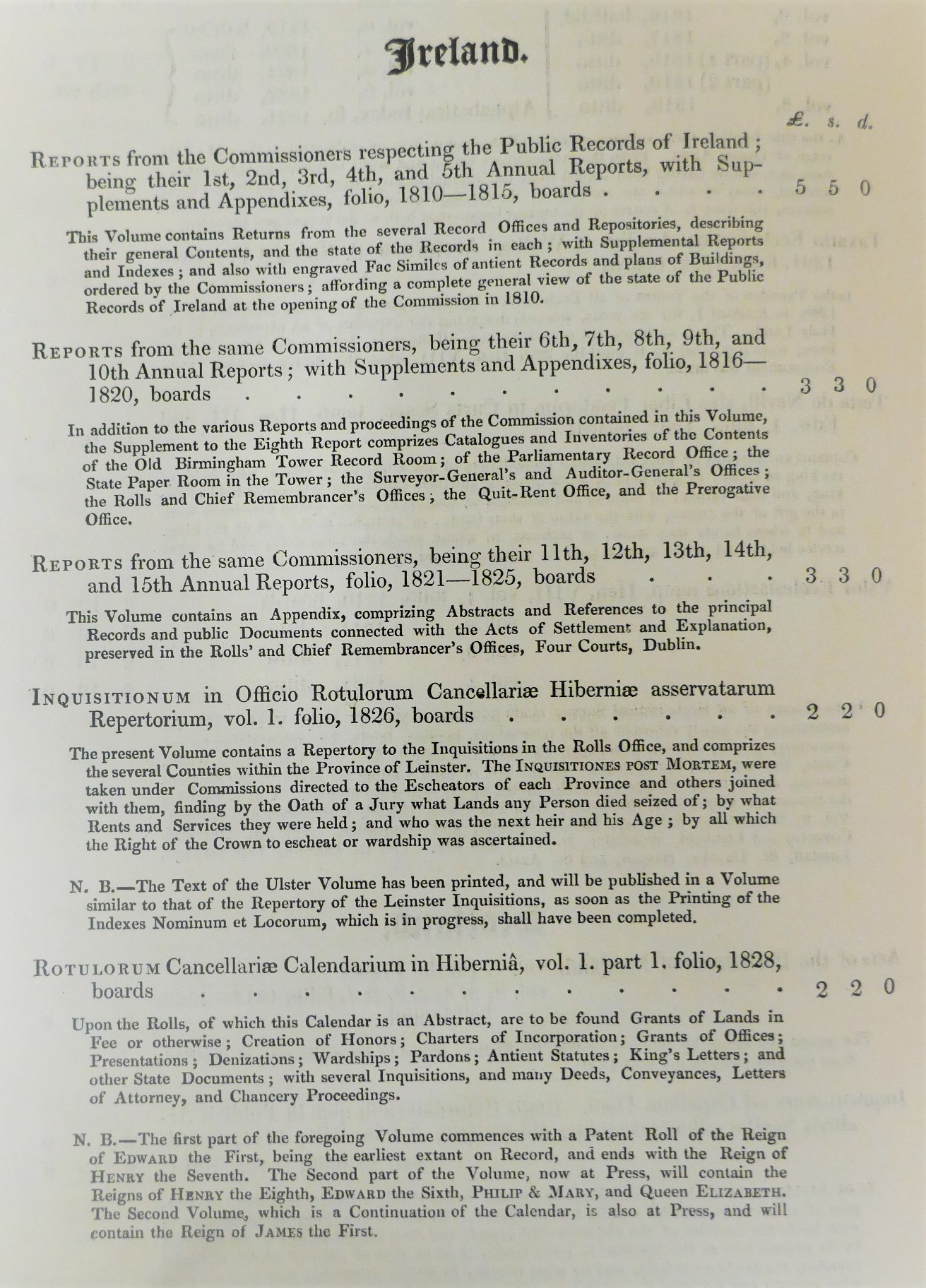 The Public Records Of Ireland (1810-1825) - Image 3