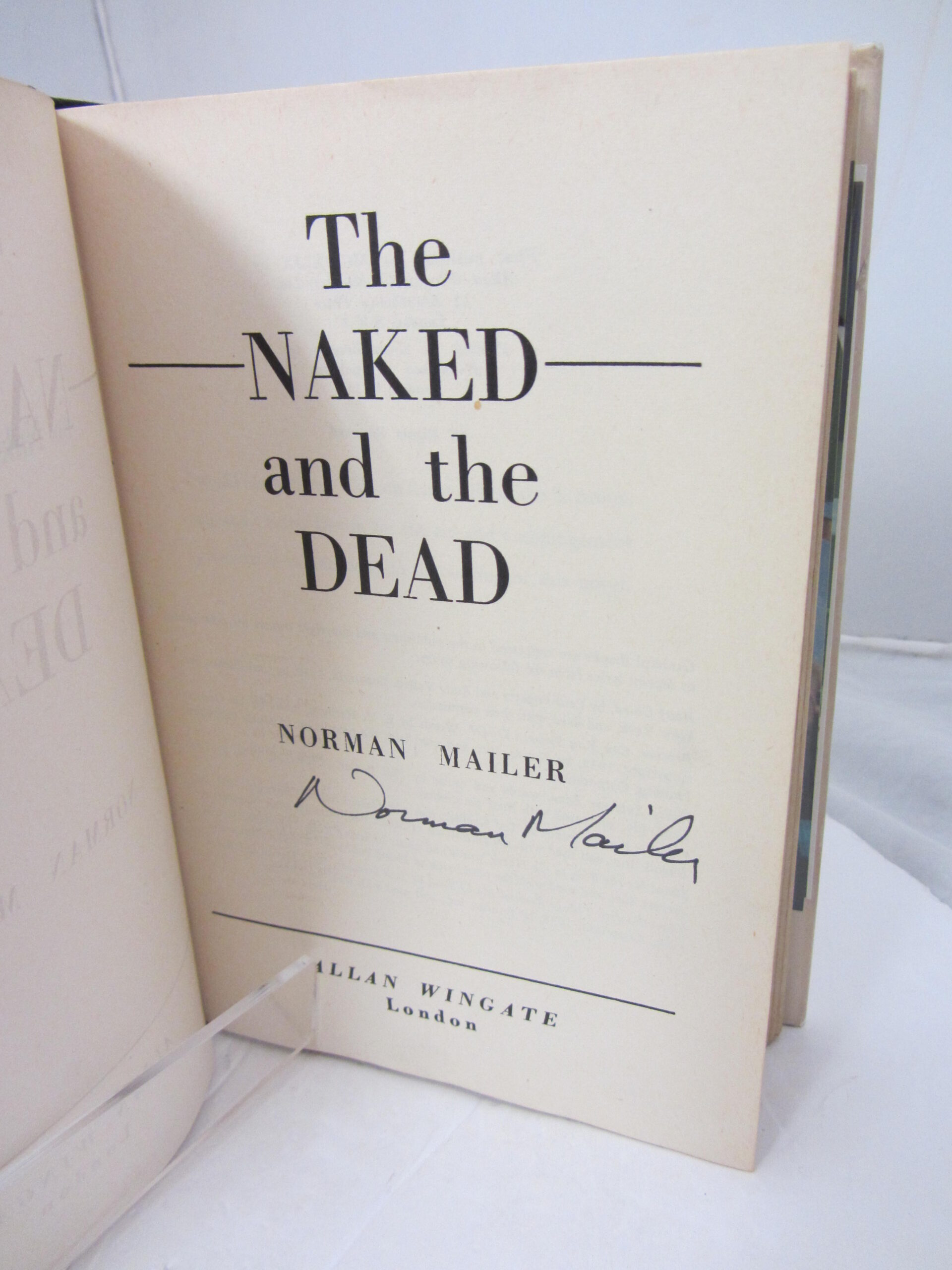 The Naked and the Dead. Signed by the Author (1949) - Image 2