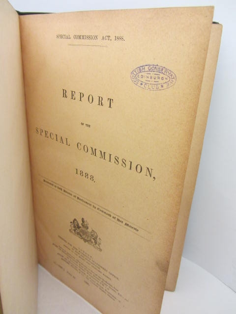 1888. Allegations Against Certain Members of Parliament by Parnell Commission Report.