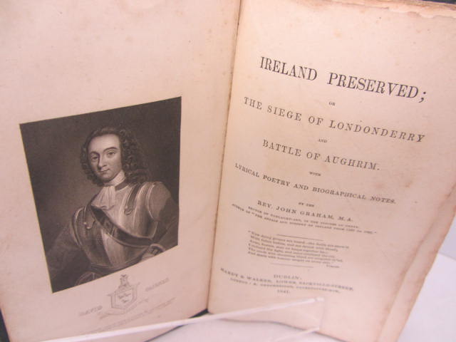Ireland Preserved; or The Seige of Londonderry and Battle of Aughrim. Author Inscribed - Image 3