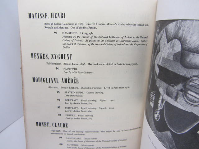 Loan Exhibition of Modern Continental Paintings. National Collections of Ireland. August 1944 - Image 5