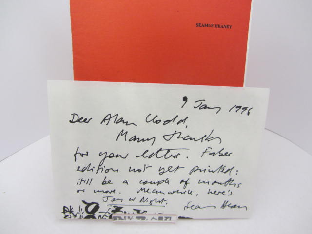 Joy or Night: Last Things in the Poetry of W. B. Yeats and Philip Larkin. Inscribed Copy - Image 3