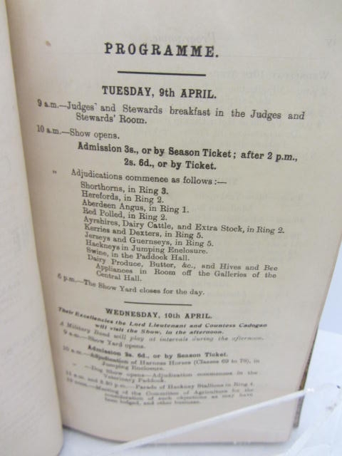 Catalogue of the Spring Show, Ball's Bridge, Dublin. April 1901. - Image 4
