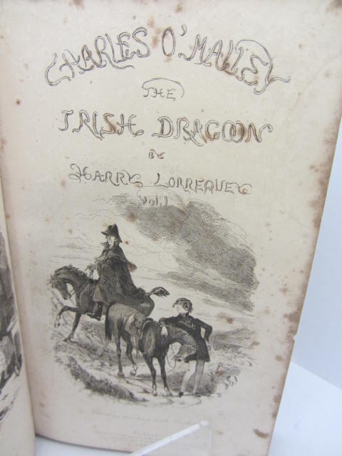 Charles O'Malley, the Irish Dragoon. (with) The Confessions of Harry Lorrequer First Editions - Image 3