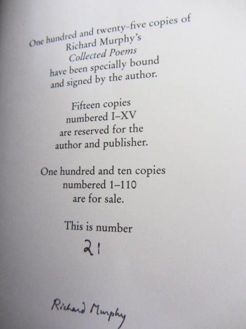 Collected Poems. Limited Signed Edition (2000) - Image 4