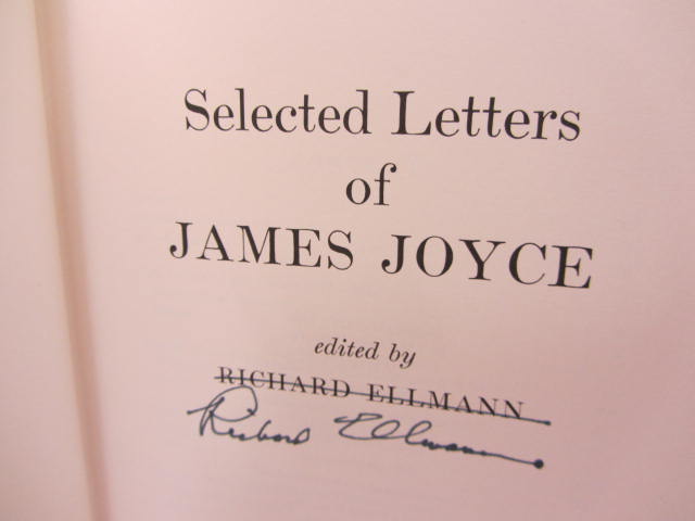 Selected Letters of James Joyce. Inscribed by the Editor - Image 3