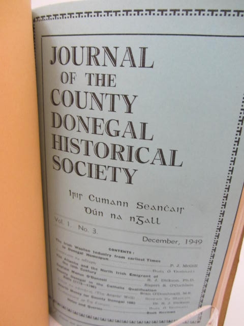 Journal of the County Donegal Historical Society. First Four Issues (1947-1950) - Image 6