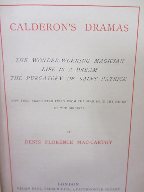 Calderon's Dramas: The Wonder-Working Magician, etc (1887) - Image 3