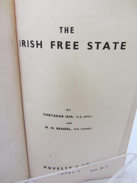 The Irish Free State. (Patna University, India) - Image 6