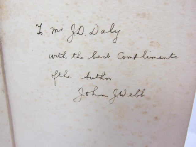 Industrial Dublin Since 1698 & The Silk Industry in Dublin. Inscribed Copy (1913) - Image 4