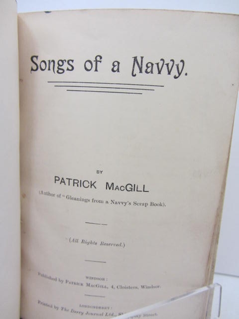Songs of a Navvy. Presentation Copy (1911) - Image 8