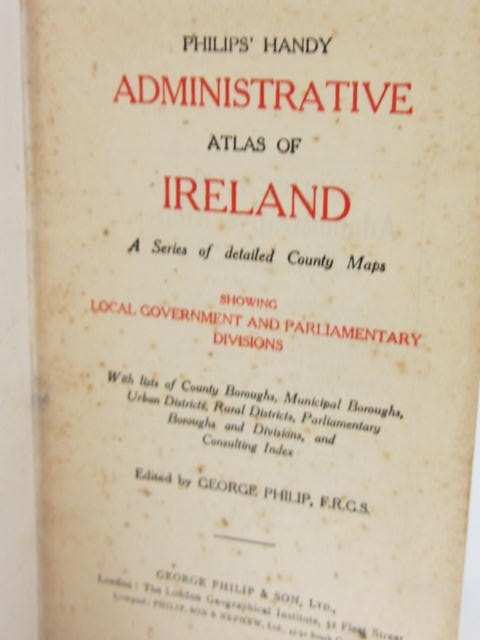 Philip's Handy Administrative Atlas of Ireland (1909) - Image 3