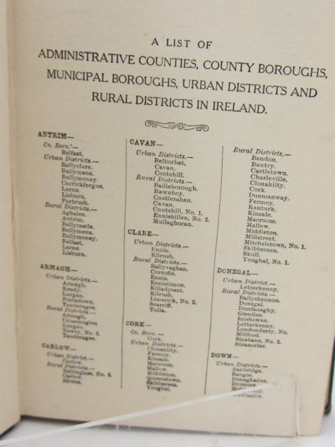 Philip's Handy Administrative Atlas of Ireland (1909) - Image 5