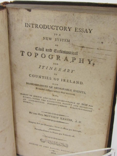 New System of Civil & Ecclesiastical Topography & Itinerary of Counties of Ireland (1806) - Image 3