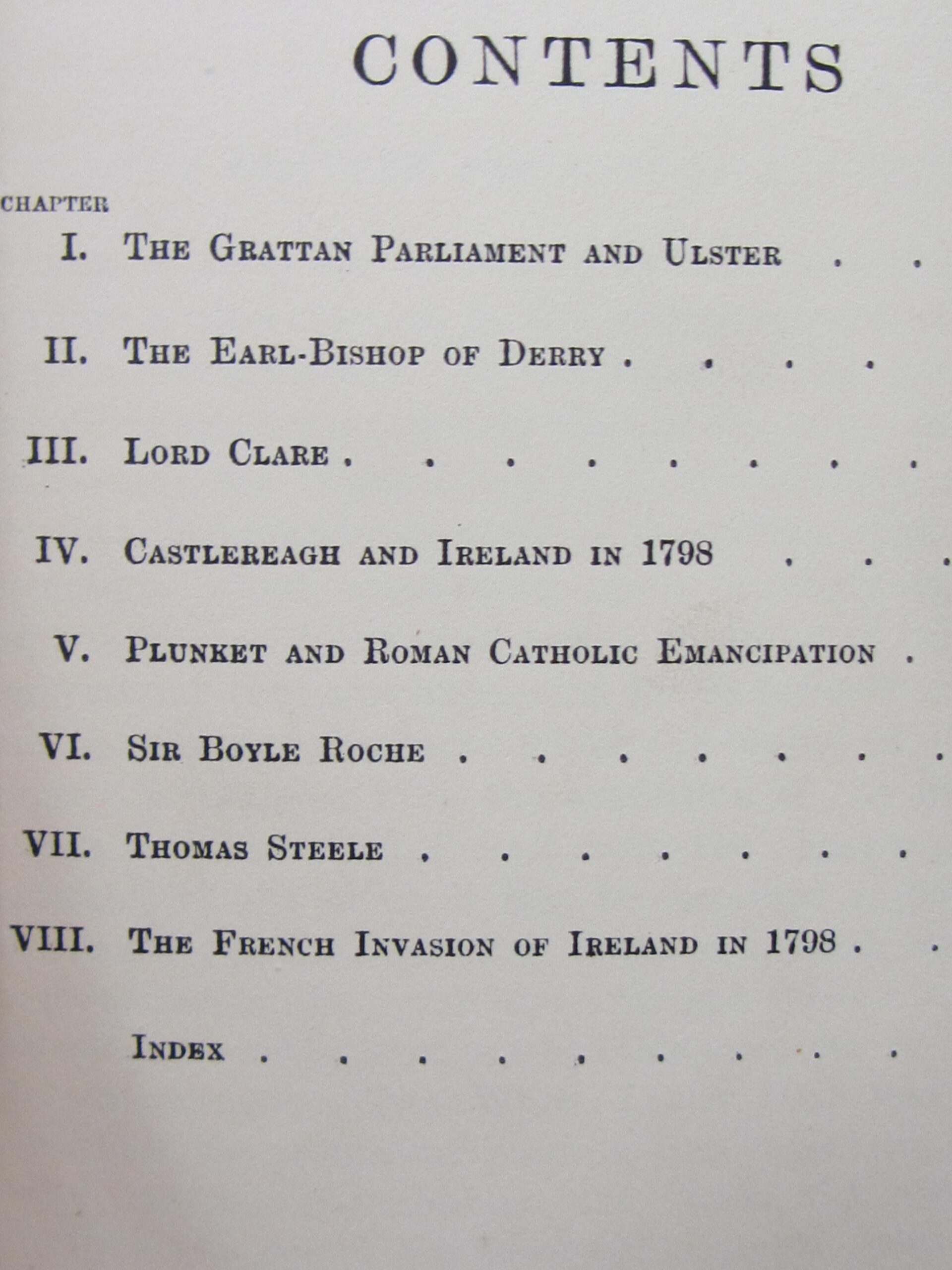Studies in Irish History and Biography, Mainly of the Eighteenth Century (1902) - Image 3