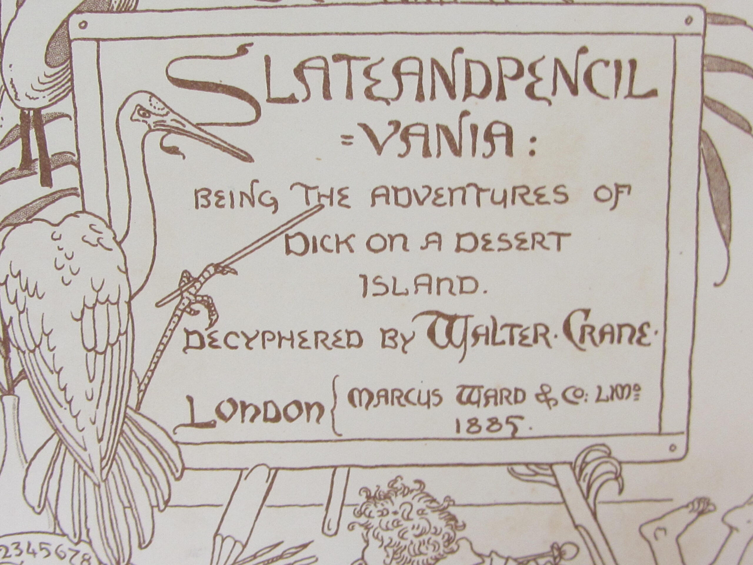 Slate and Pencil. Decyphered by Walter Crane (1885) - Image 4