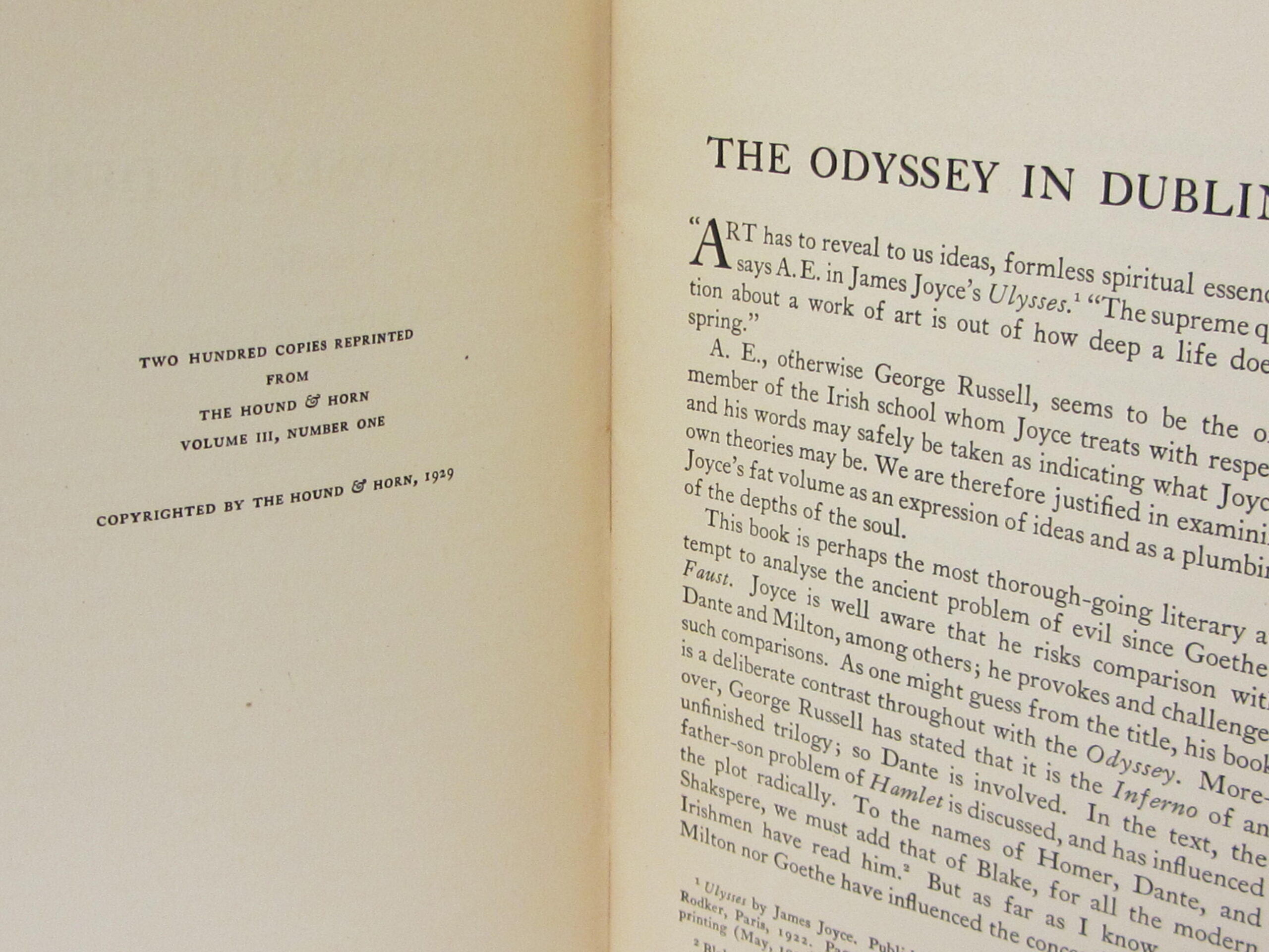 The Odyssey in Dublin (1929) - Image 3