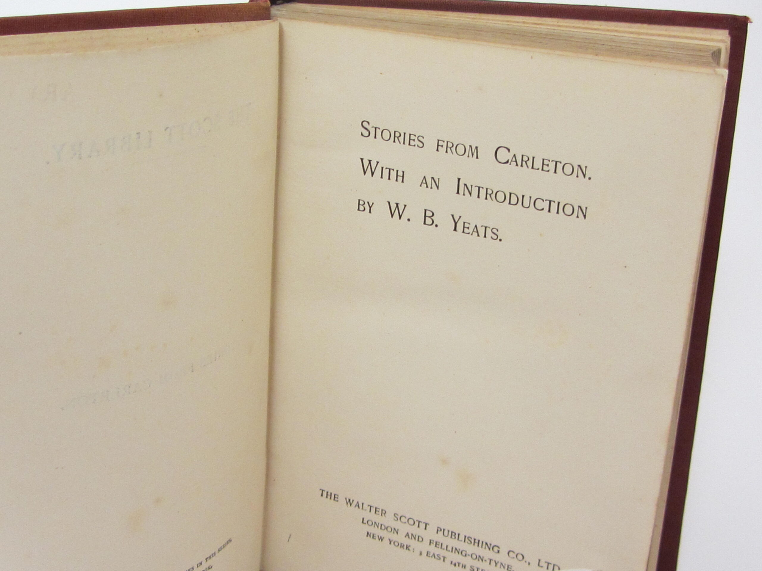 Stories From Carleton. With an Introduction by W.B. Yeats (1906) - Image 3