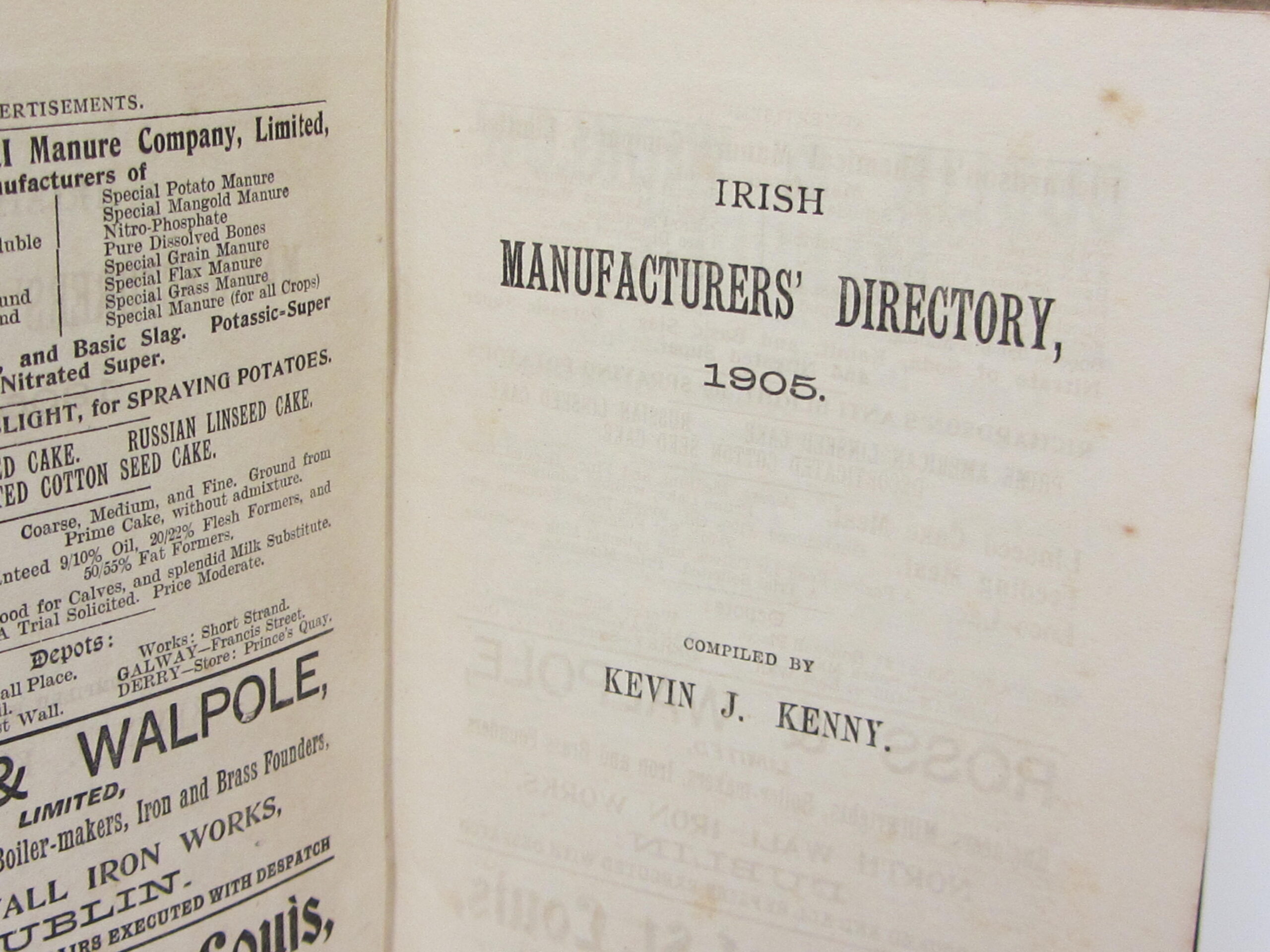 Irish Manufacturers' Directory and Year Book 1905 - Image 3