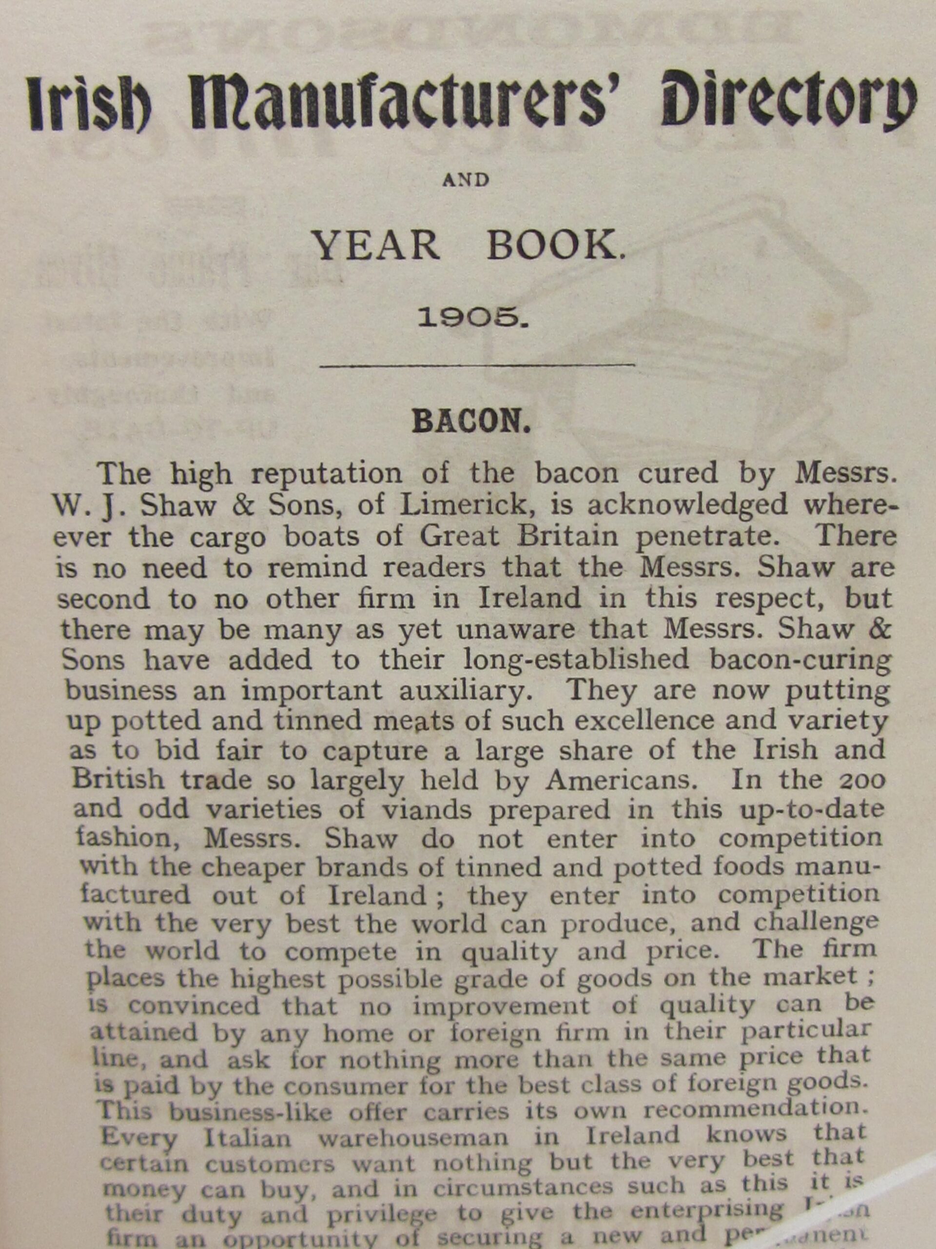 Irish Manufacturers' Directory and Year Book 1905 - Image 5