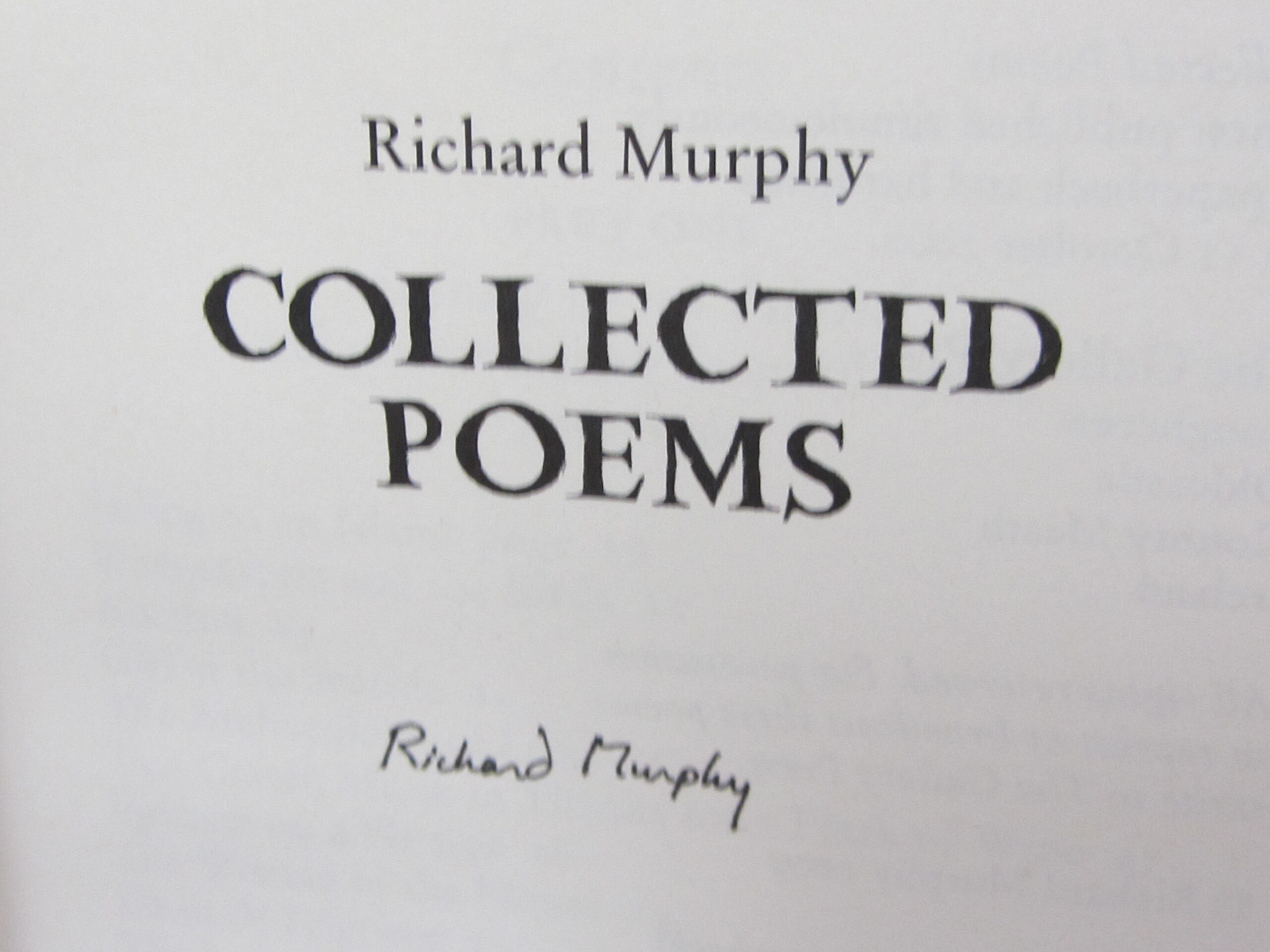 Collected Poems. Signed Copy (2000) - Image 3