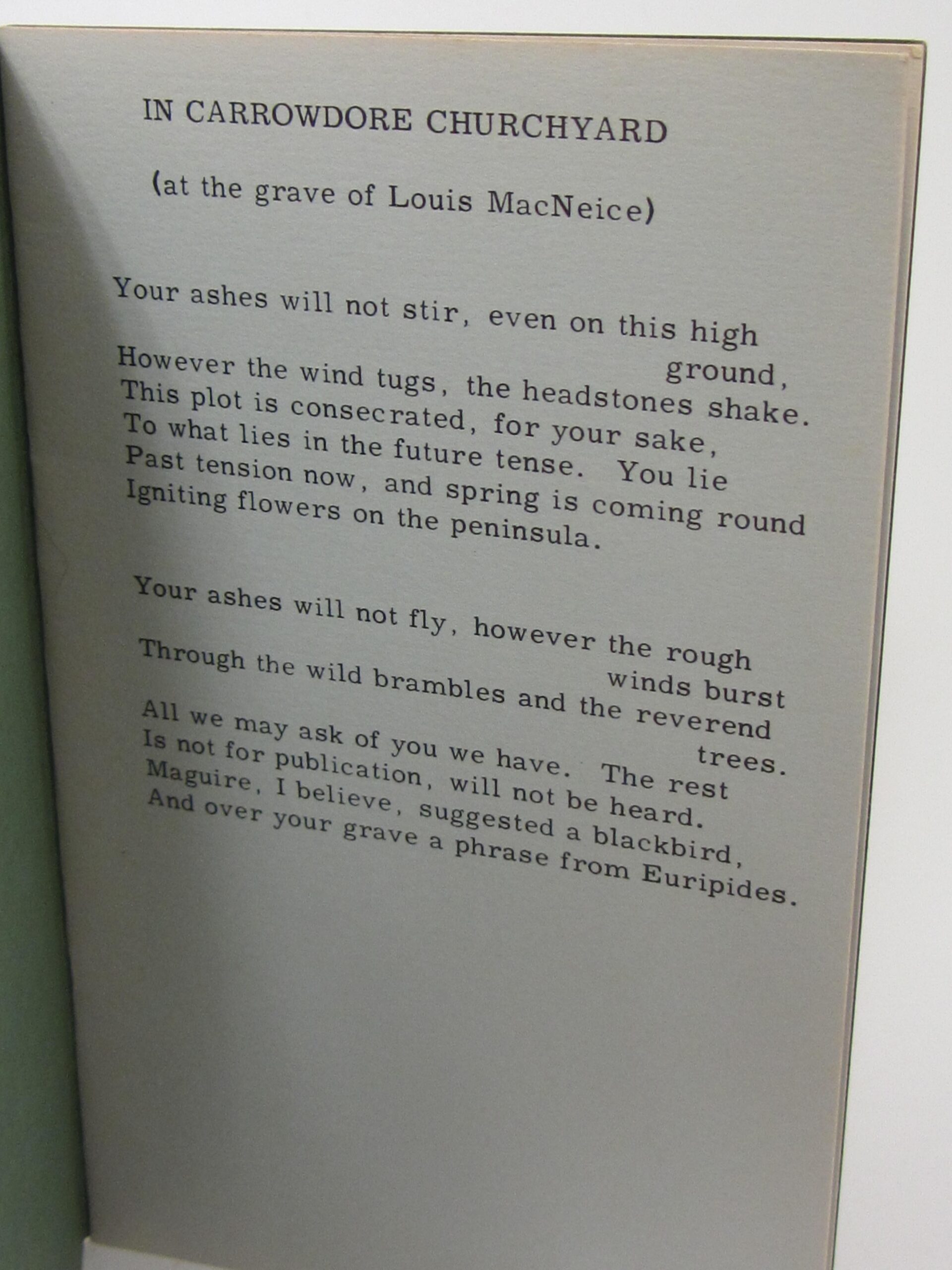 Twelve Poems. Signed Copy (1965) - Image 3