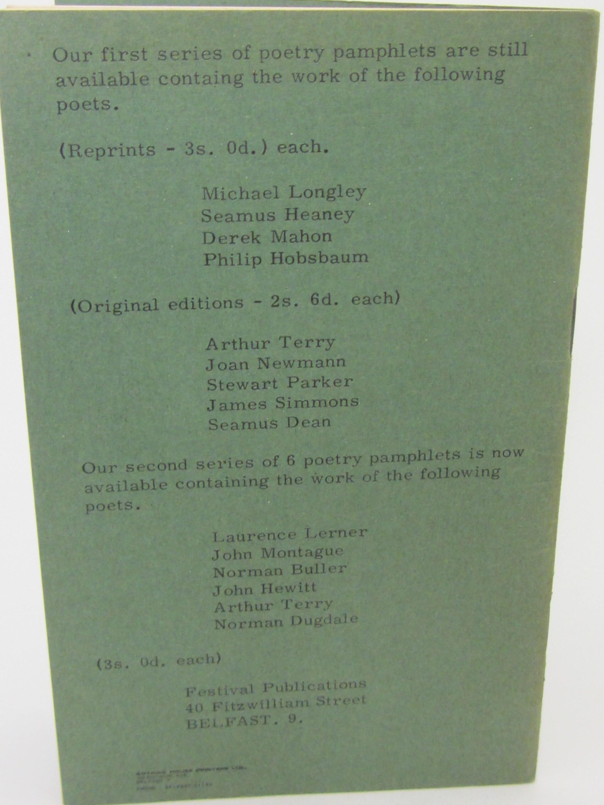 Twelve Poems. Signed Copy (1965) - Image 4