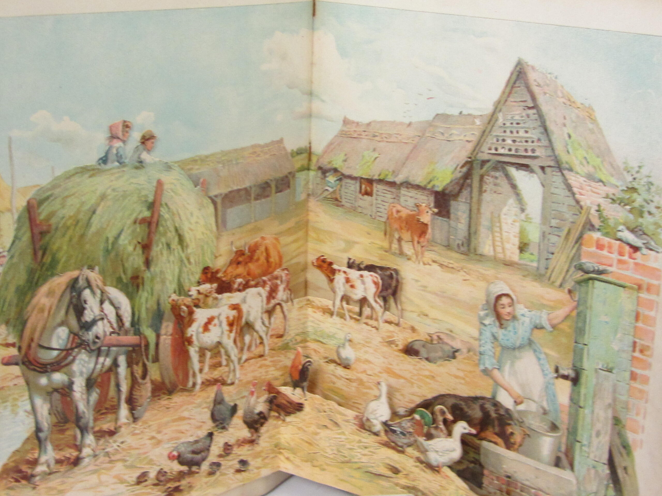 What The Children Like. Early Pop-Up Book (1897) - Image 3