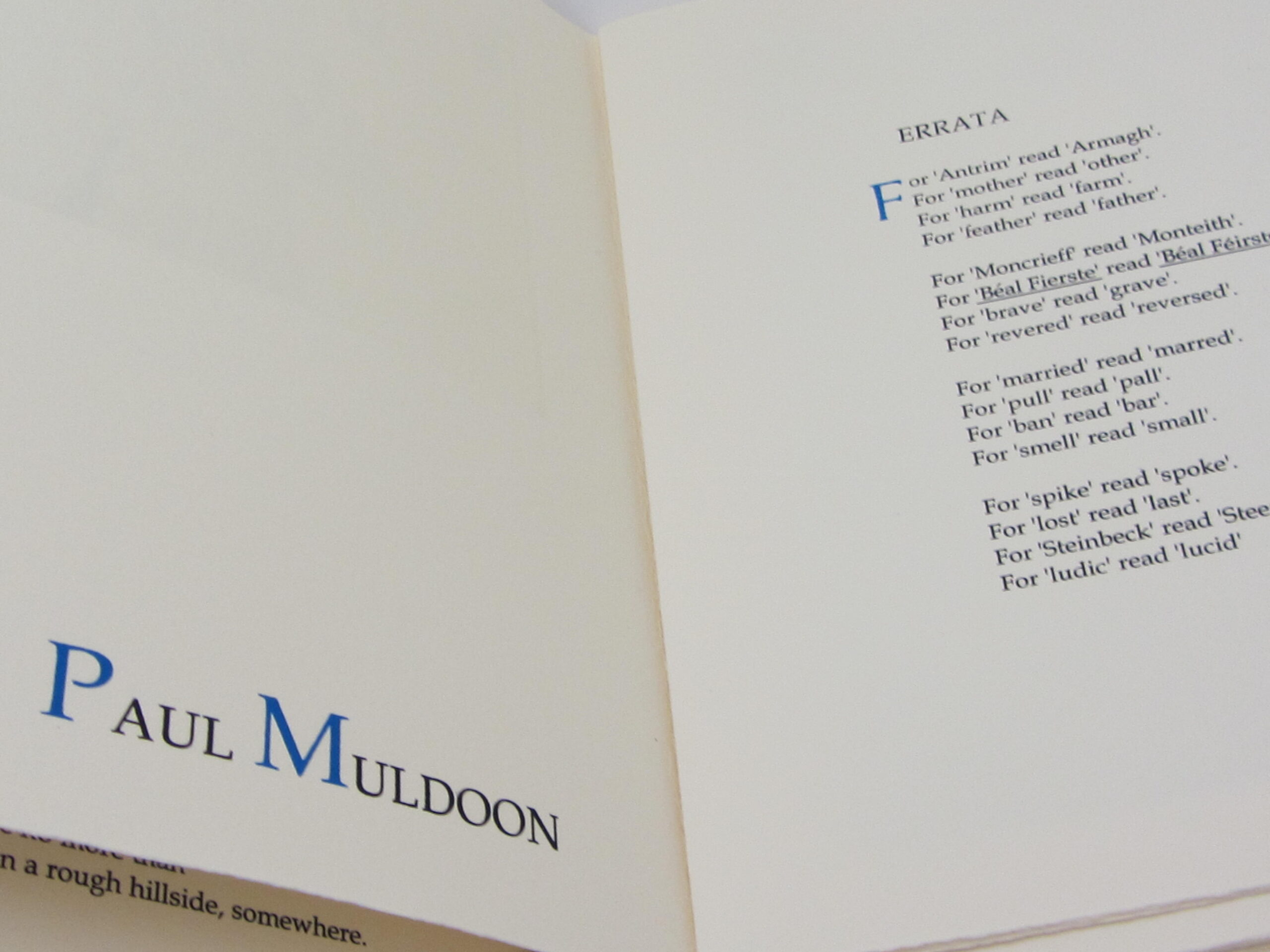 Bar Irlandes. Poems. One of 25 Copies Signed by the Artist (1999) - Image 6