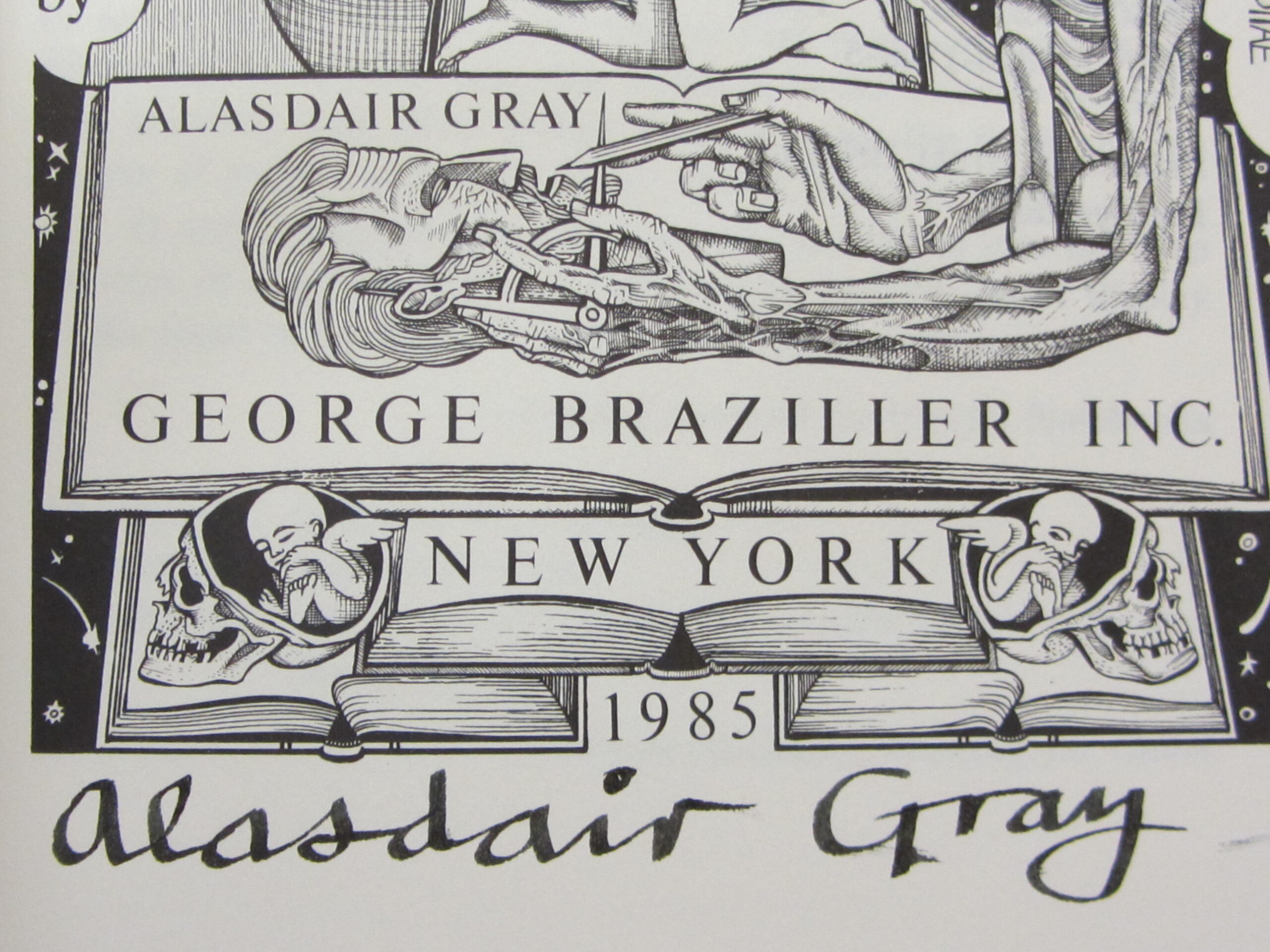 Lanark. A Life in 4 Books. Author Signed (1985) - Image 3