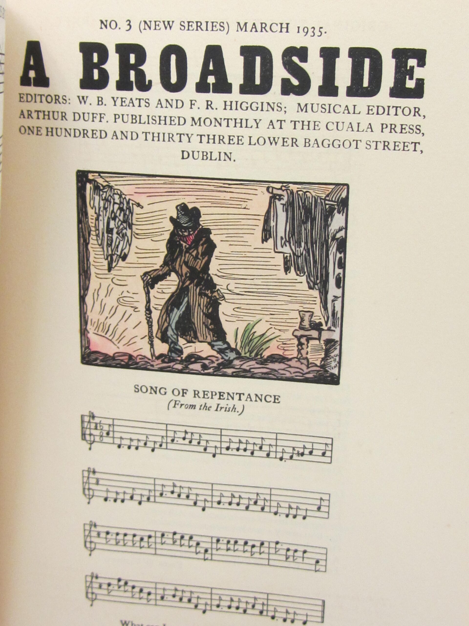 Broadsides. A Collection of Old and New Songs. One of 100 Signed Copies (1935) - Image 7