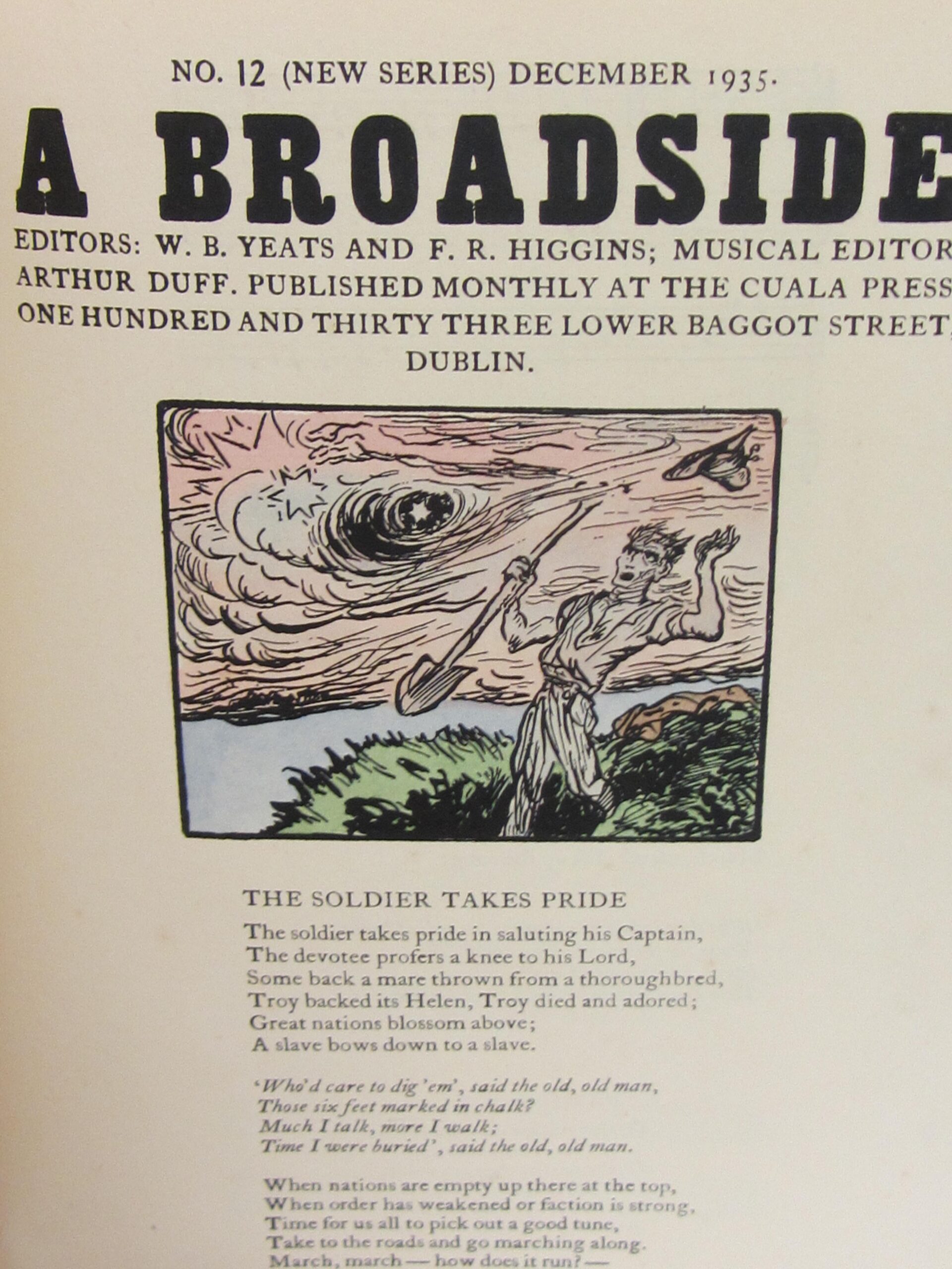 Broadsides. A Collection of Old and New Songs. One of 100 Signed Copies (1935) - Image 11
