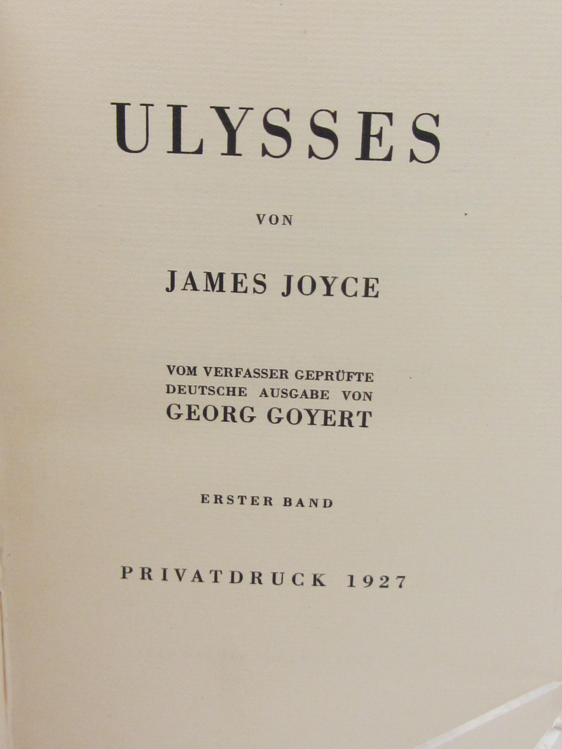 Ulysses. First Translated Edition (1927) - Image 4