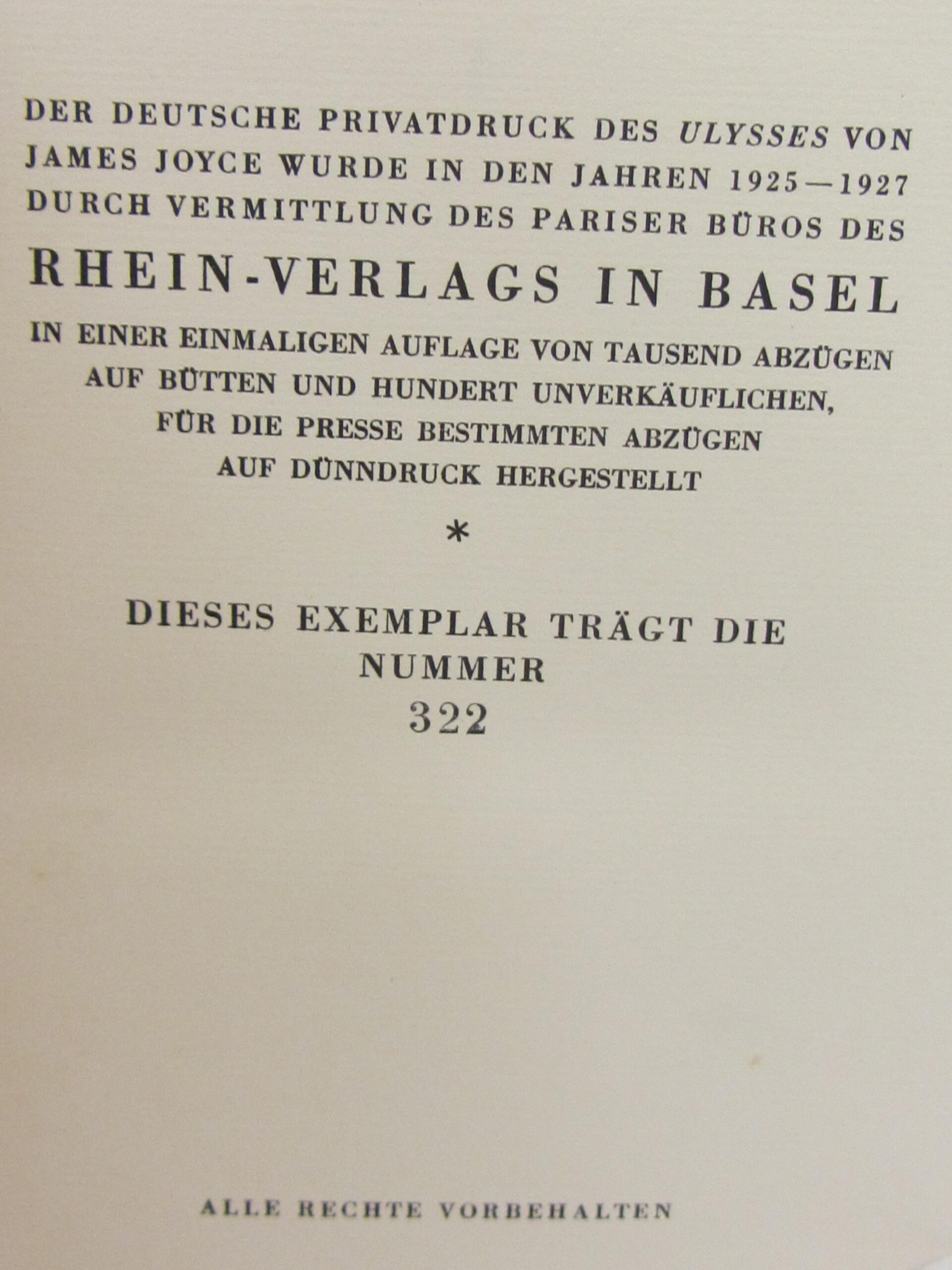 Ulysses. First Translated Edition (1927) - Image 5