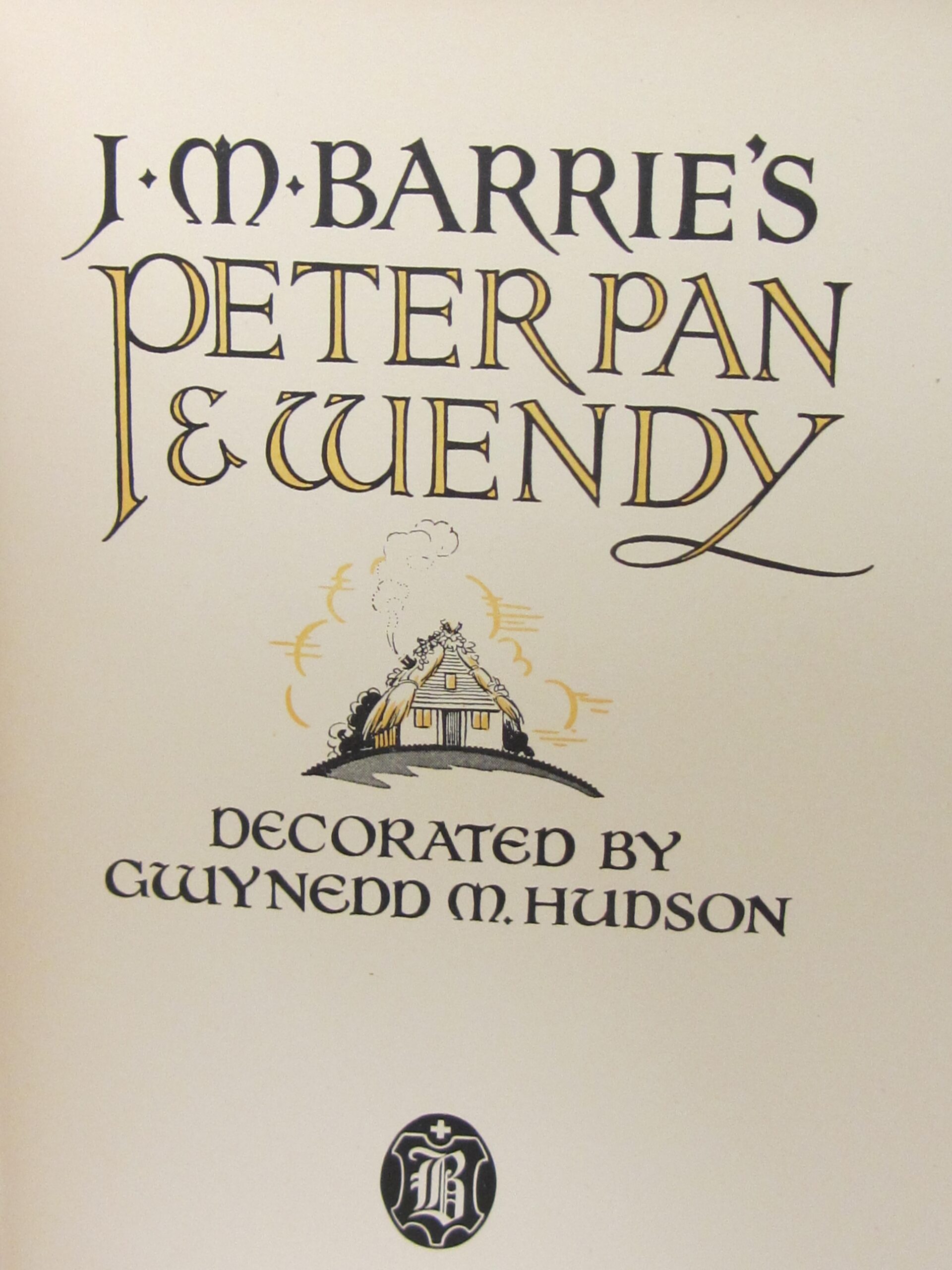 Peter Pan and Wendy. Illustrated by Gwynned Hudson (1931) - Image 3