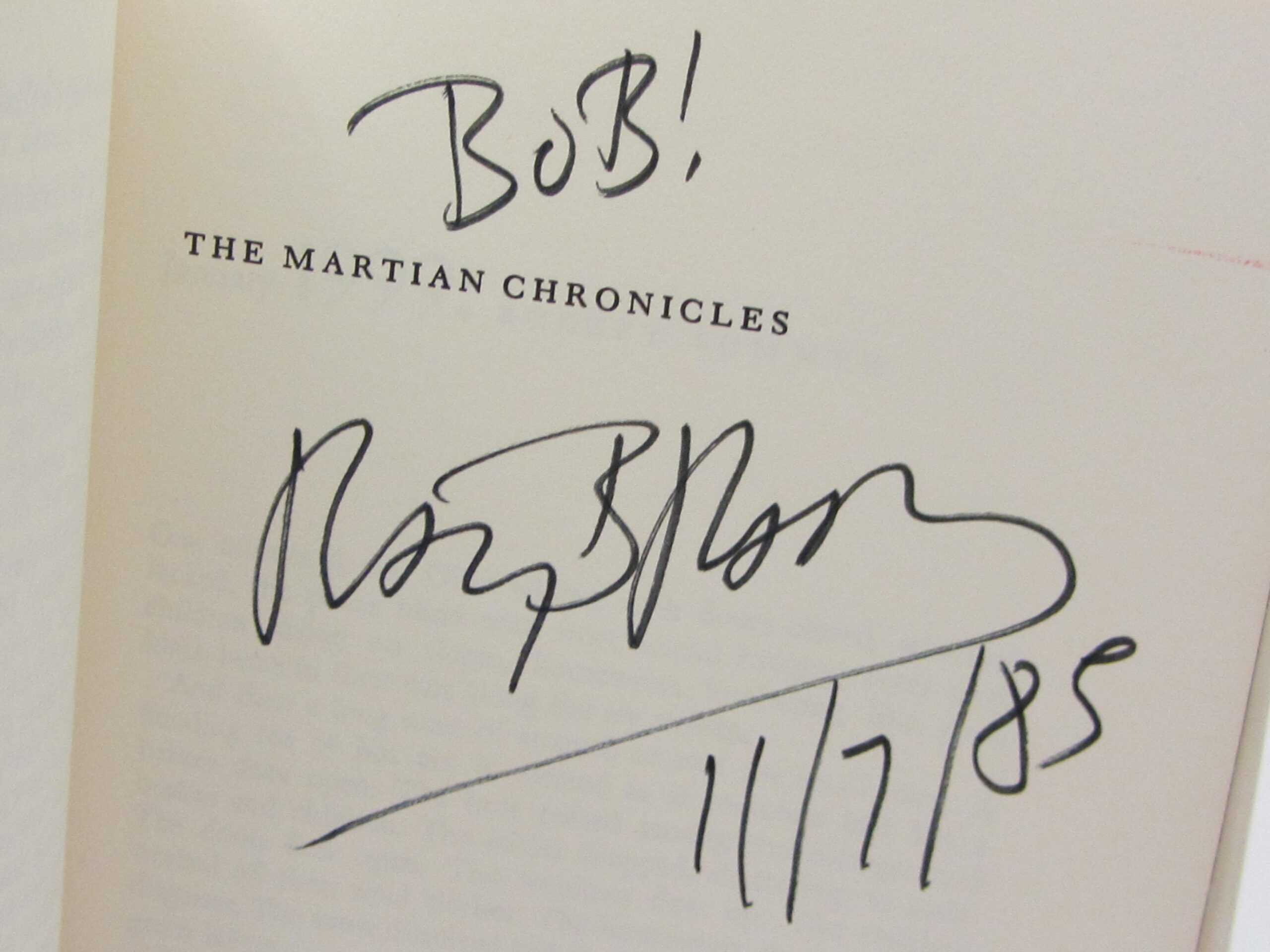 The Martian Chronicles. Author Signed (1973) - Image 4