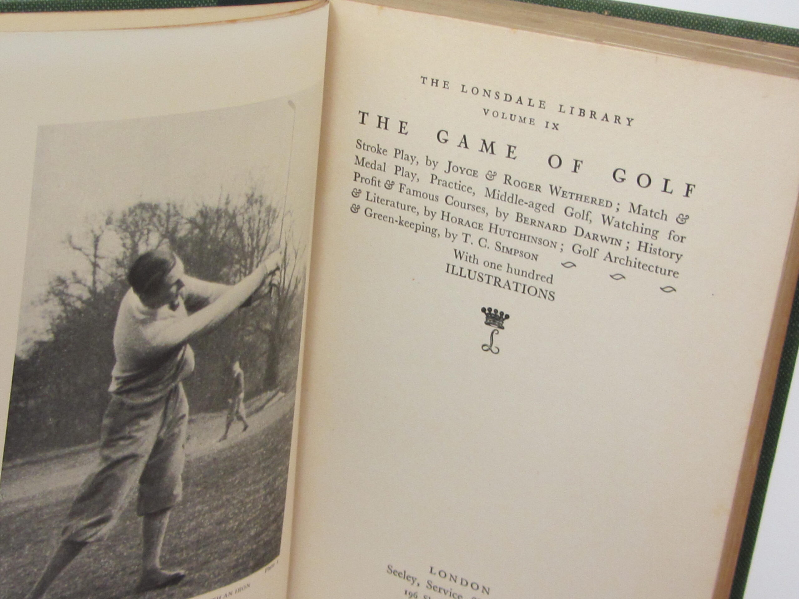 The Game of Golf. The Lonsdale Library (1931) - Image 3