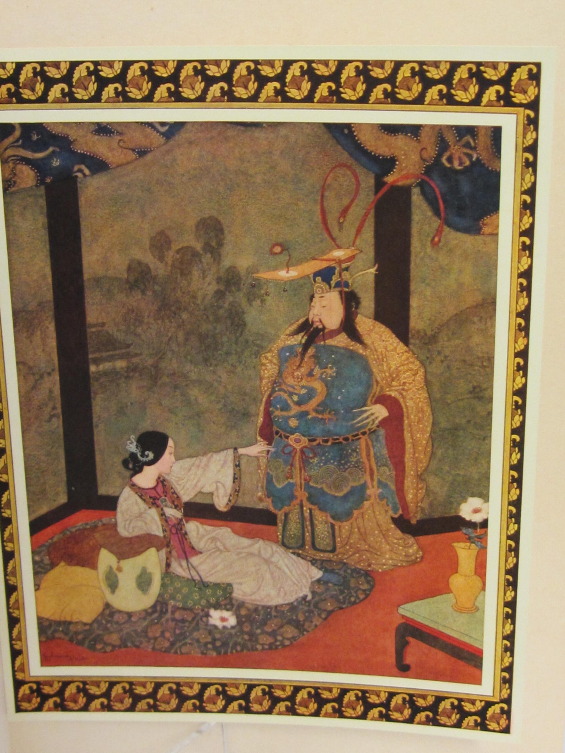 Princess Badoura. A Tale from the Arabian Nights. Illustrated by Edmund Dulac (1913) - Image 8