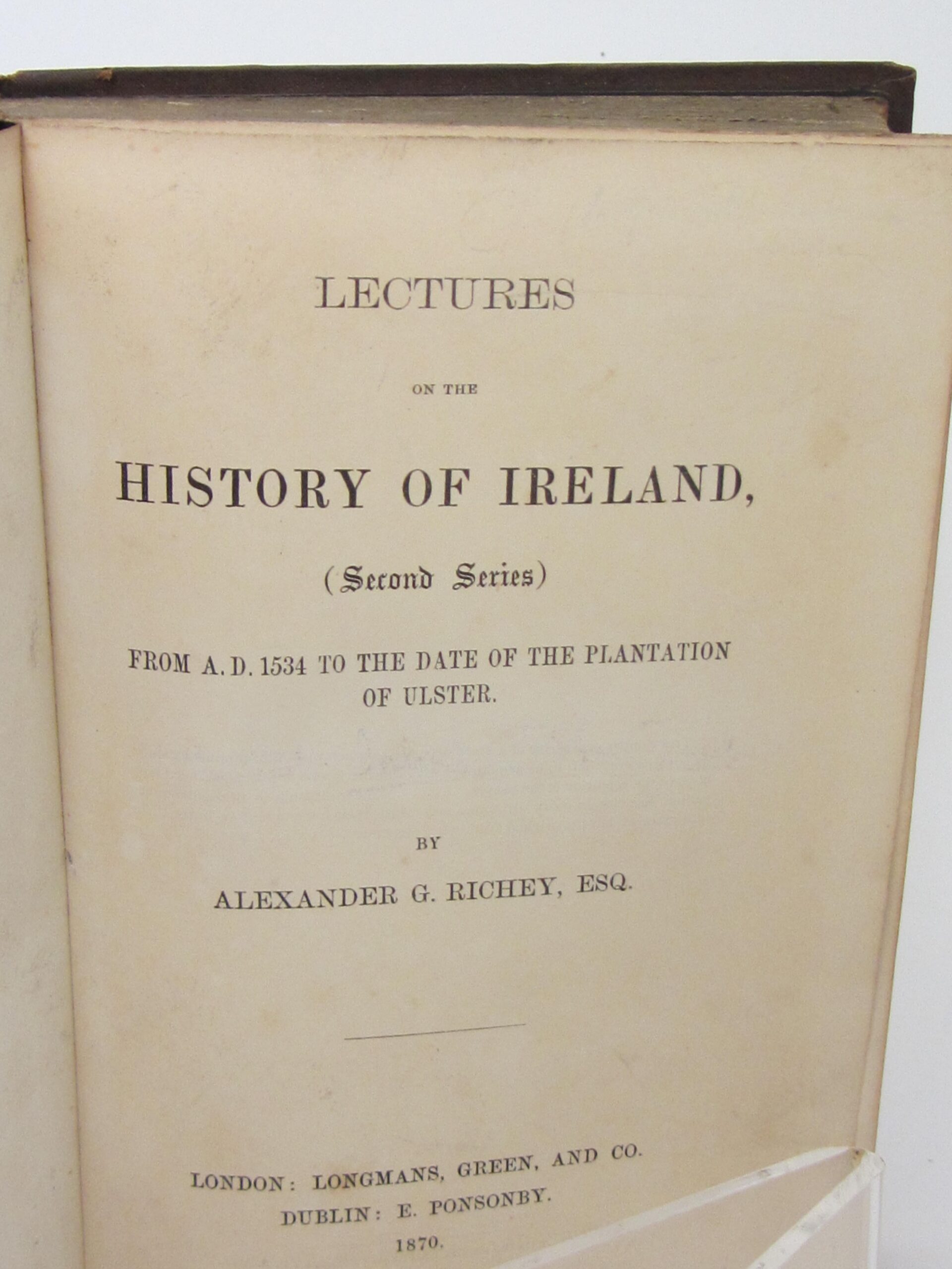 Lectures on the History of Ireland (1870) - Image 3