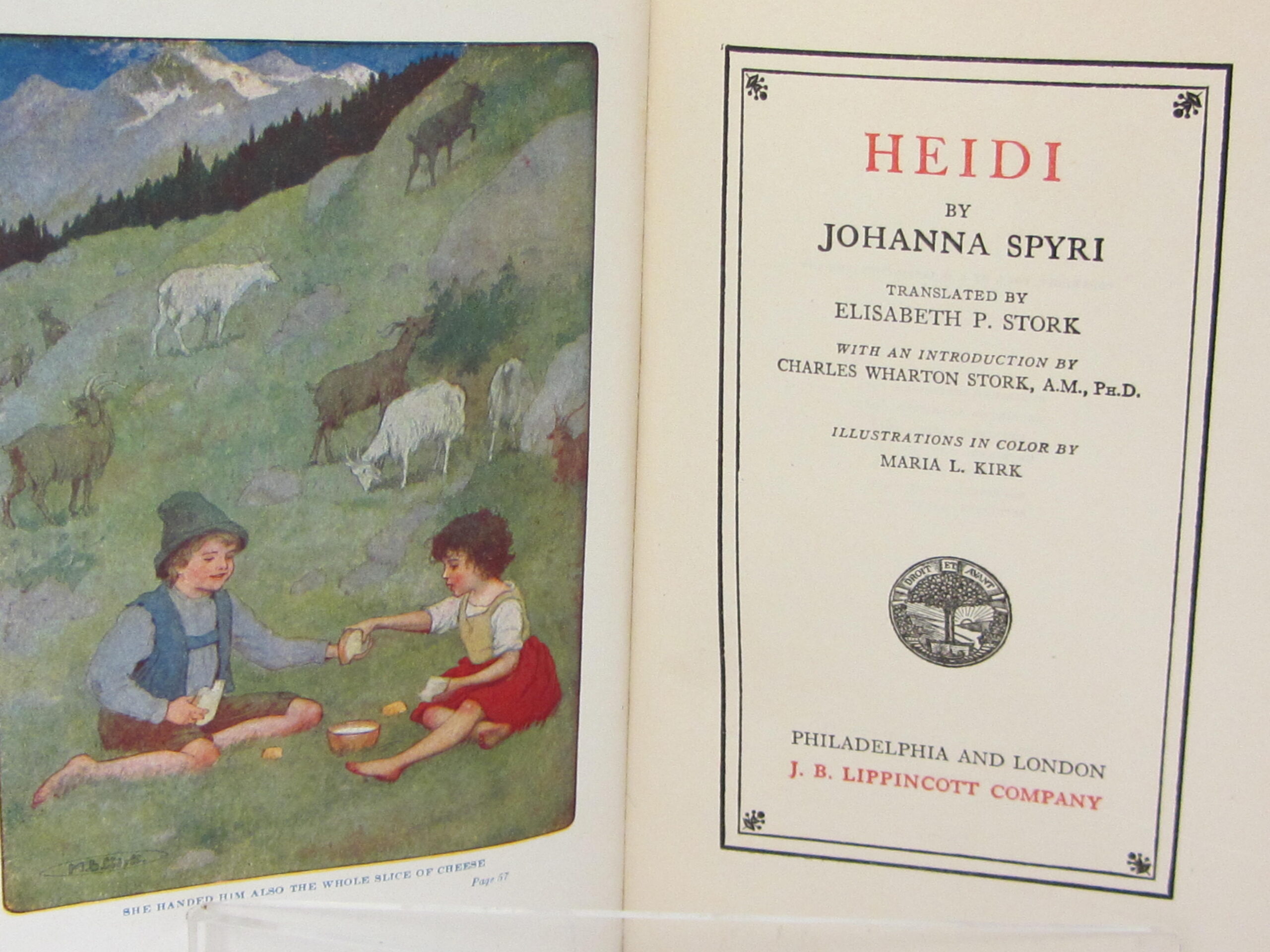 Heidi. Translated by Elisabeth P. Stork (1919) - Image 4
