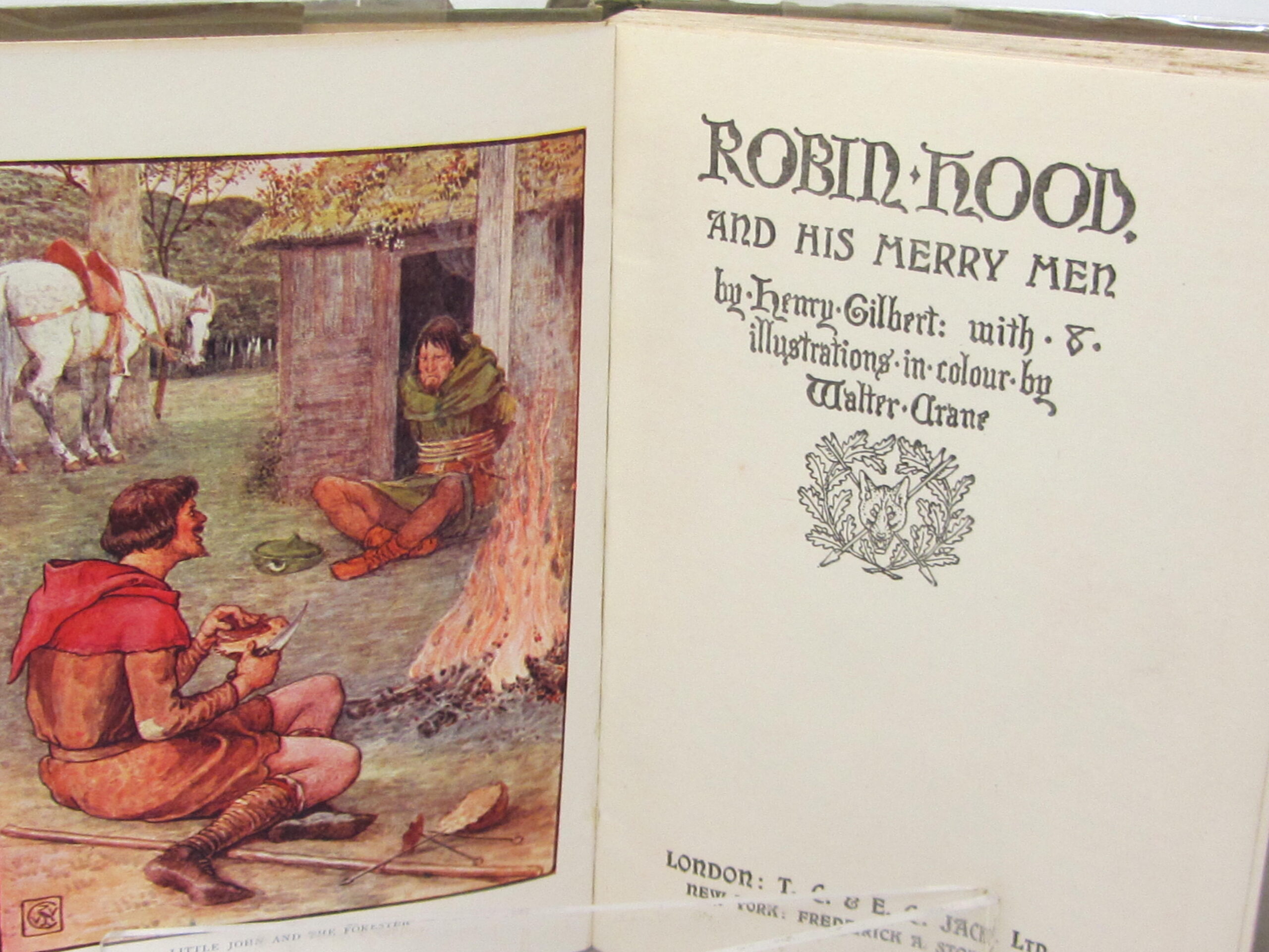 Robin Hood and His Merry Men. Illustrations by Walter Crane (1924) - Image 3